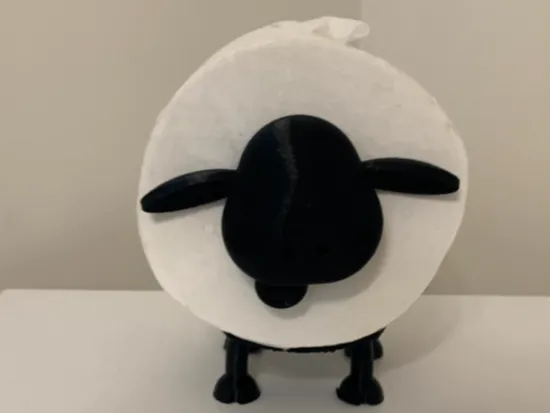 Sheep toilet paper holder