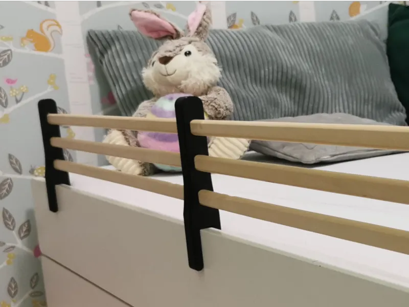 Barierka do łóżka IKEA SLAKT bok