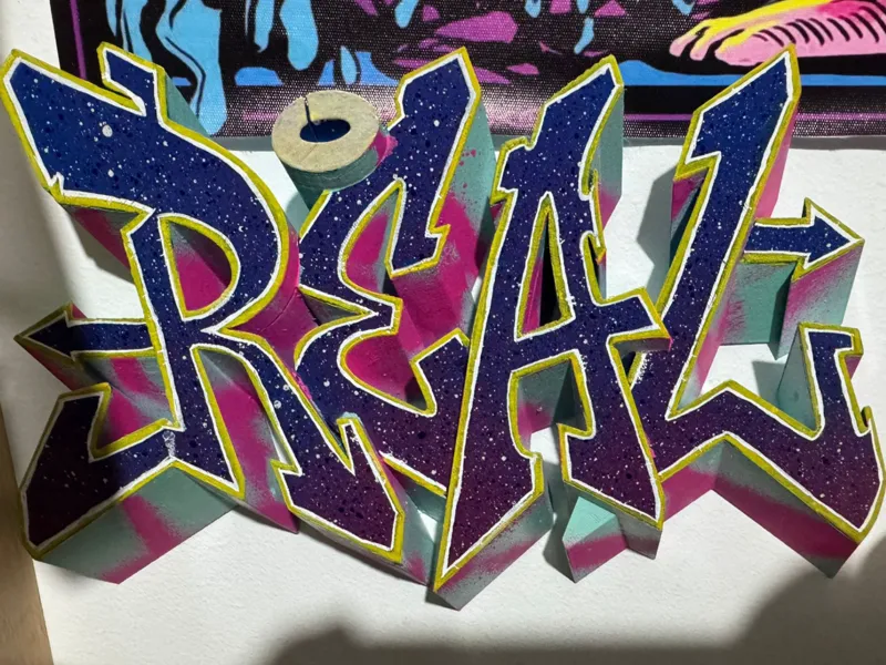 Graffiti letras urbanas REAL 