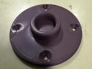 Soporte tubo PVC 20mm para atornillar