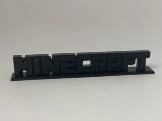 Minecraft sign