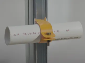 Strut channel (Unistrut) parametric pipe clamp