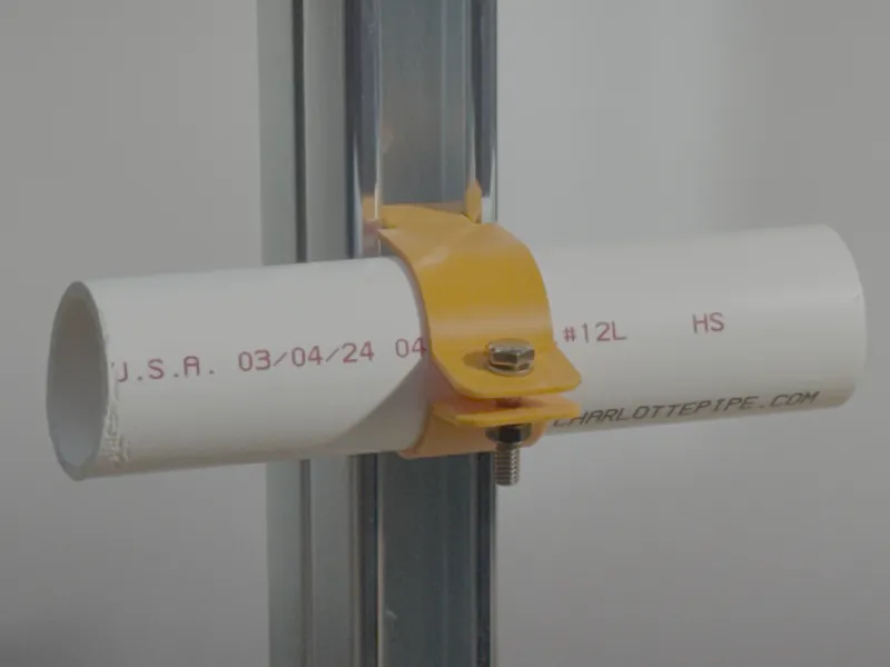 Strut channel (Unistrut) parametric pipe clamp