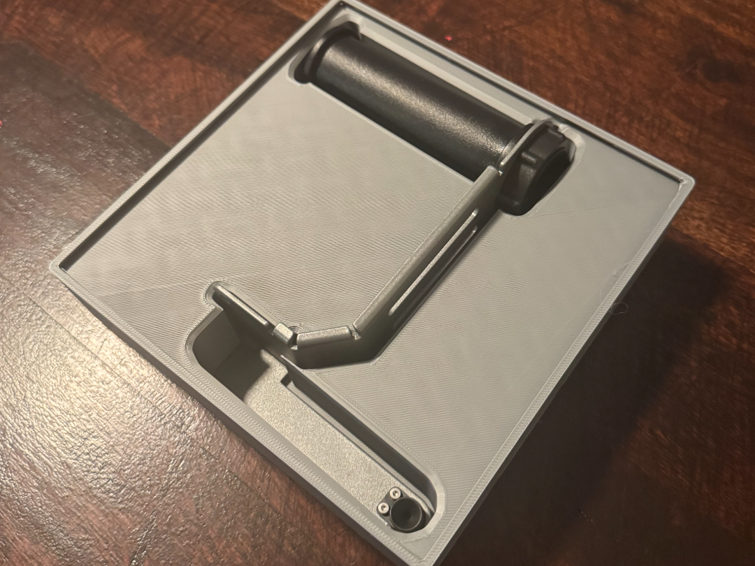 K2 Plus Spool Holder Gridfinity Bin - Custom Fit