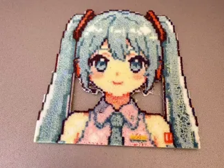 像素初音未来叠色模型