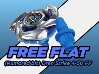 Beyblade X: Free Flat [Dran Strike rumored bit]