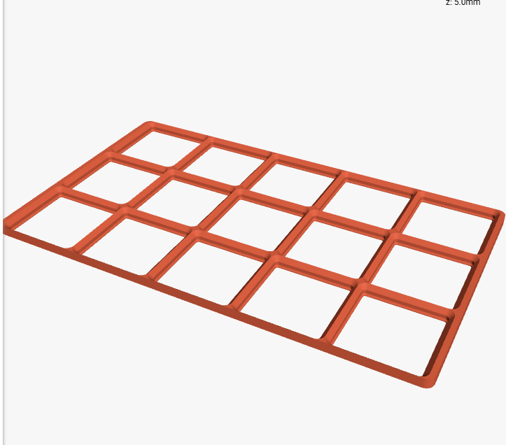Narrower Gridfinity Top Drawer for Harbor Freight US General Mini Toolbox