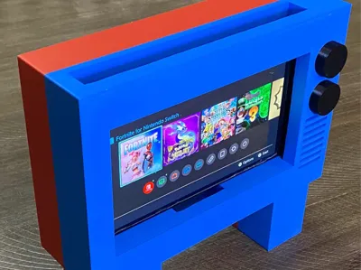 Nintendo Switch V1/V2 & OLED 1980's TV Dock Stand 