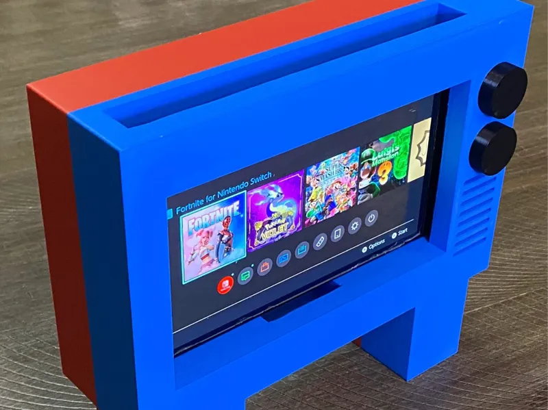 Nintendo Switch V1/V2 & OLED 1980's TV Dock Stand 