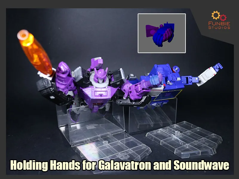 HoldingHands for Transformers Galvatron &Soundwave