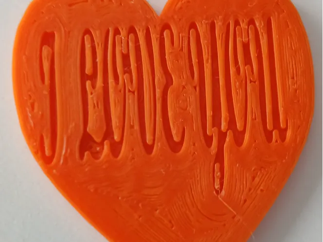 Corazón "I LOVE YOU"