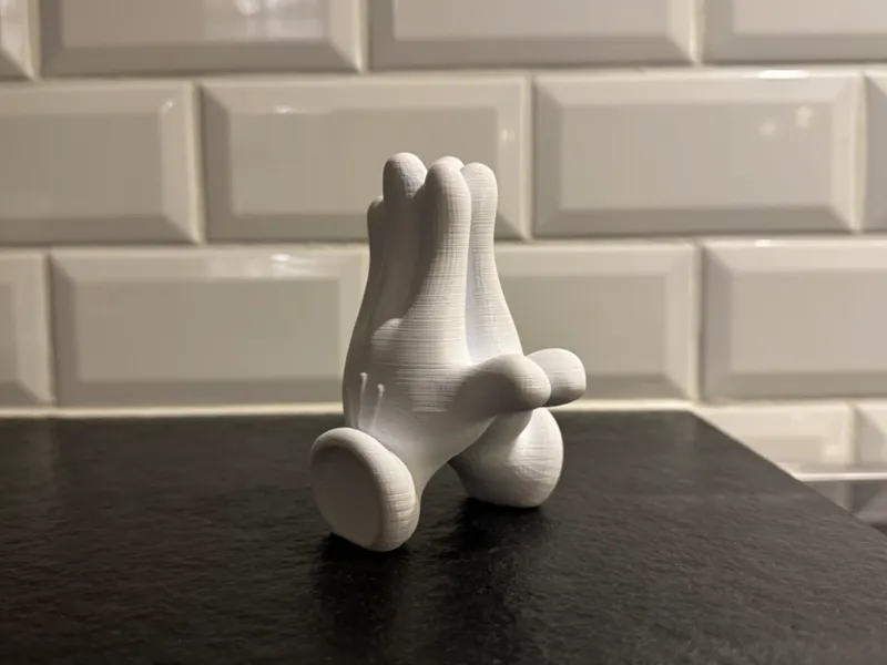 Mickey Mouse Pray Hand