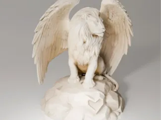 statua leone alato