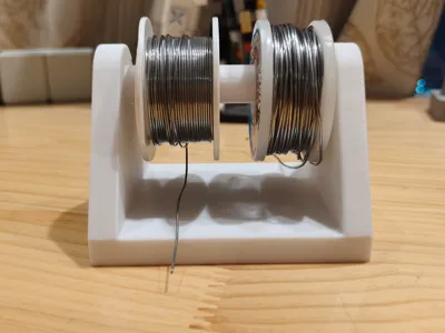 Simple Fast Solder Wire Holder