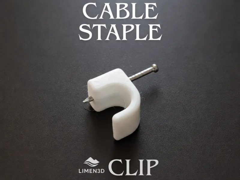 Cable Staple Clip