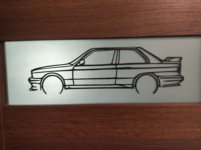 BMW E30 M3 Wall Art