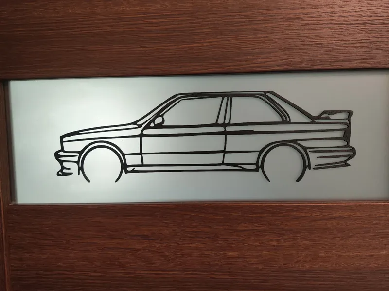BMW E30 M3 Wall Art