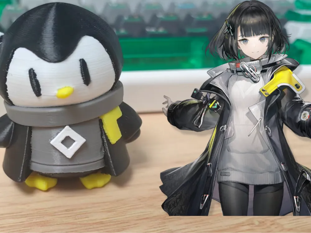Penguin Administrator Gugu Gaga - Free 3D Print Model - MakerWorld