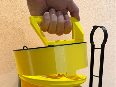 golf ball feeder handle
