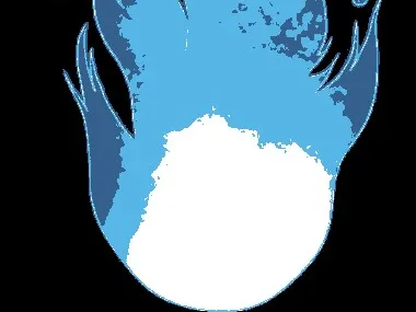 Blue Fire Art 