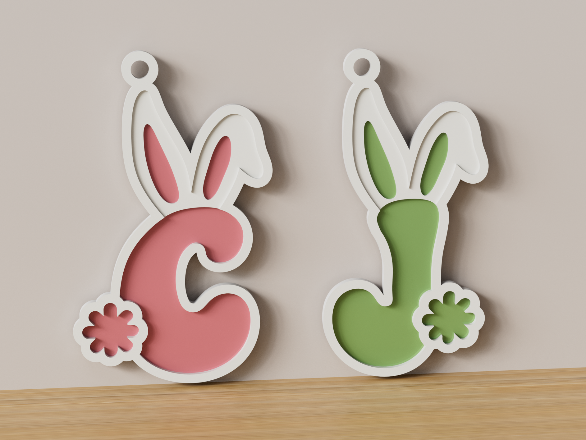 EASTER Alphabet - Decoration A-Z