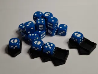 Micro Wound Dock – 12mm Dice Tracker