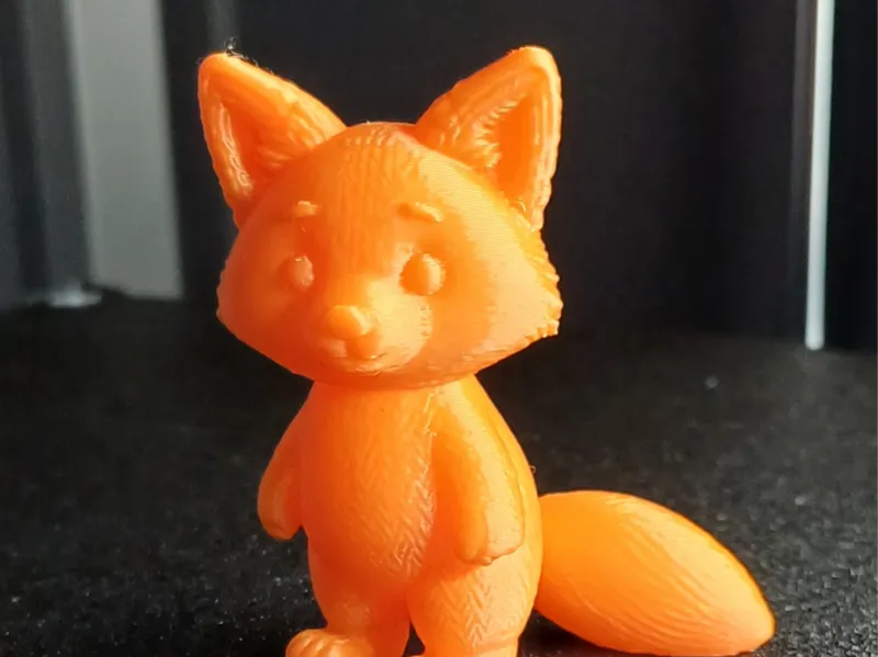 Textured fox, Renard texturé
