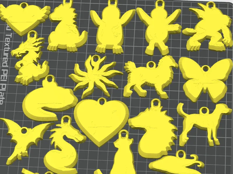 The Unreasonably Large Keychain List - Animals