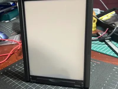 Lithophane frame with usb-c for led strip