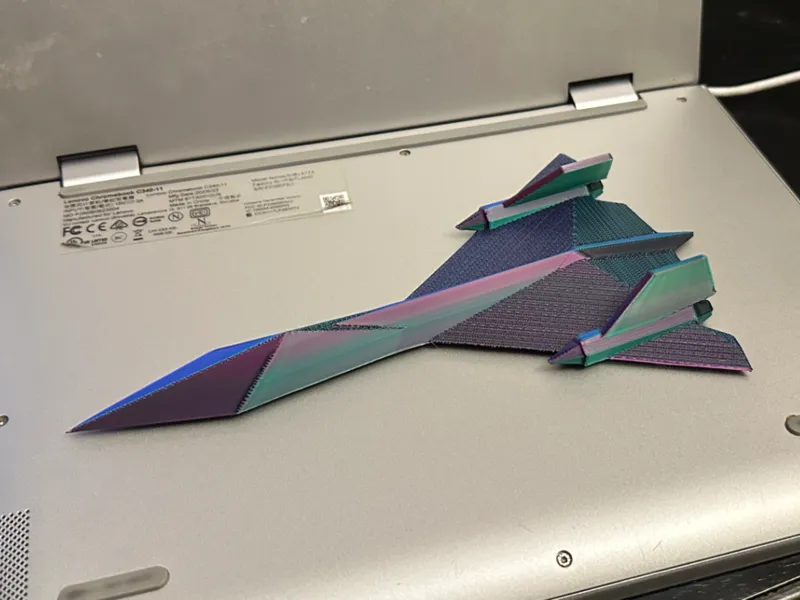 Lockheed SR-71 Blackbird (Low Poly)