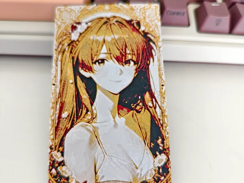 EVA 明日香 浮雕卡片