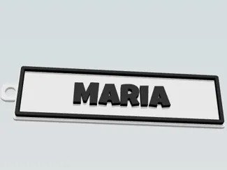 Namensschild "Maria"