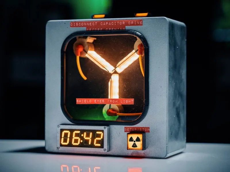 FLUX CAPACITOR - Clock Alarm
