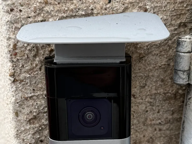 Alexa Ring Überdachung Dach 20° schräg