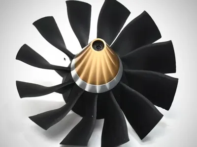 Parametric Jet Engine Turbofan