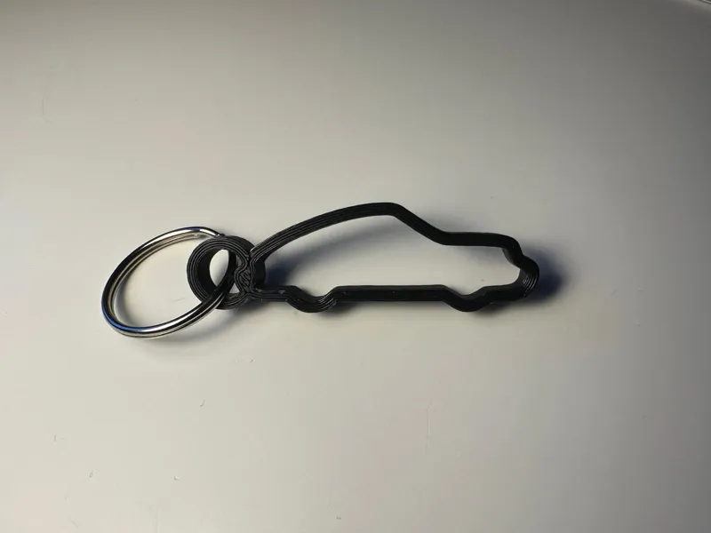 Simple Car Porsche 911 Keychain Fast Print