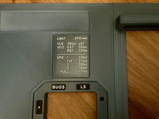 Airbus A320 Speed Plate