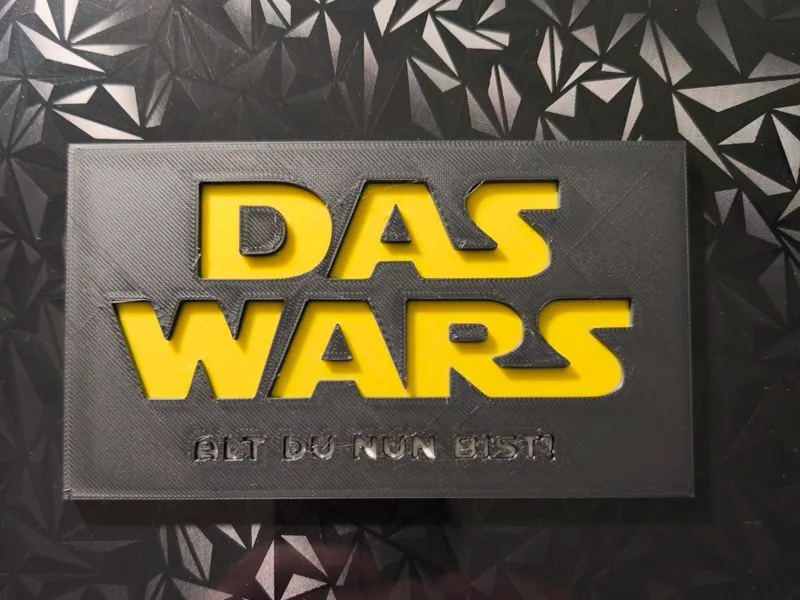 DAS WARS Alt Du nun bist Star Wars