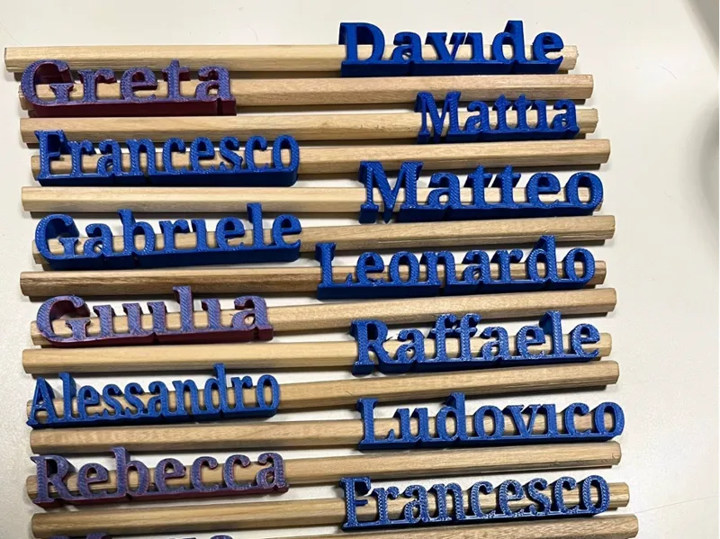 Copri matita a nome