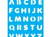 Stencil de letras