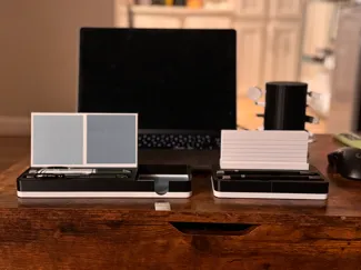 Computer Dock - Index Card and Sticky Notes