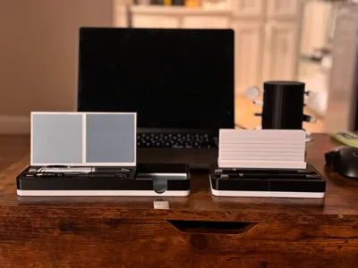 Computer Dock - Index Card and Sticky Notes