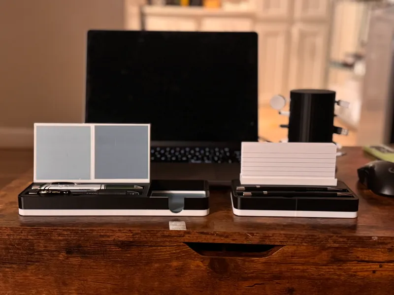 Computer Dock - Index Card and Sticky Notes