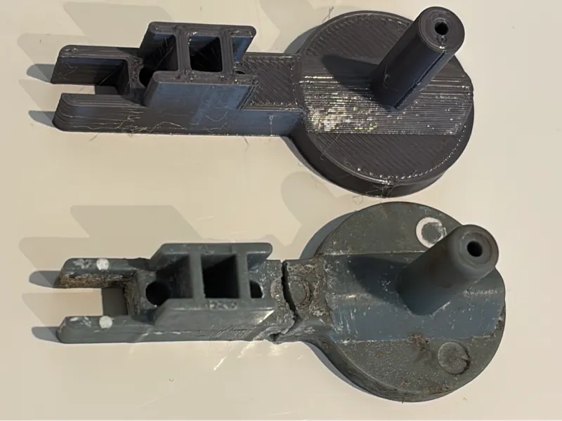 Hinge for a shower screen door