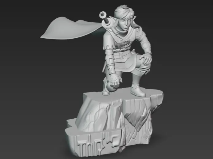 Deviantart Link Model Link - Legend of Zelda Fanart - Free 3D Print Model - MakerWorld