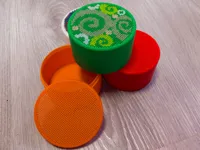 Boîte ronde de rangement pour point de croix n°37 — photo 1