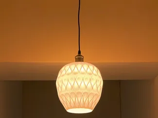 Vintage Wave Pendant Lampshade