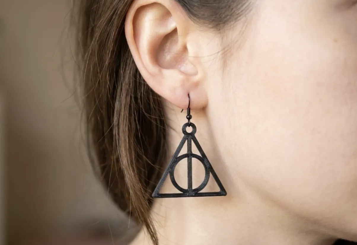 Deathly Hallows Earrings view 2