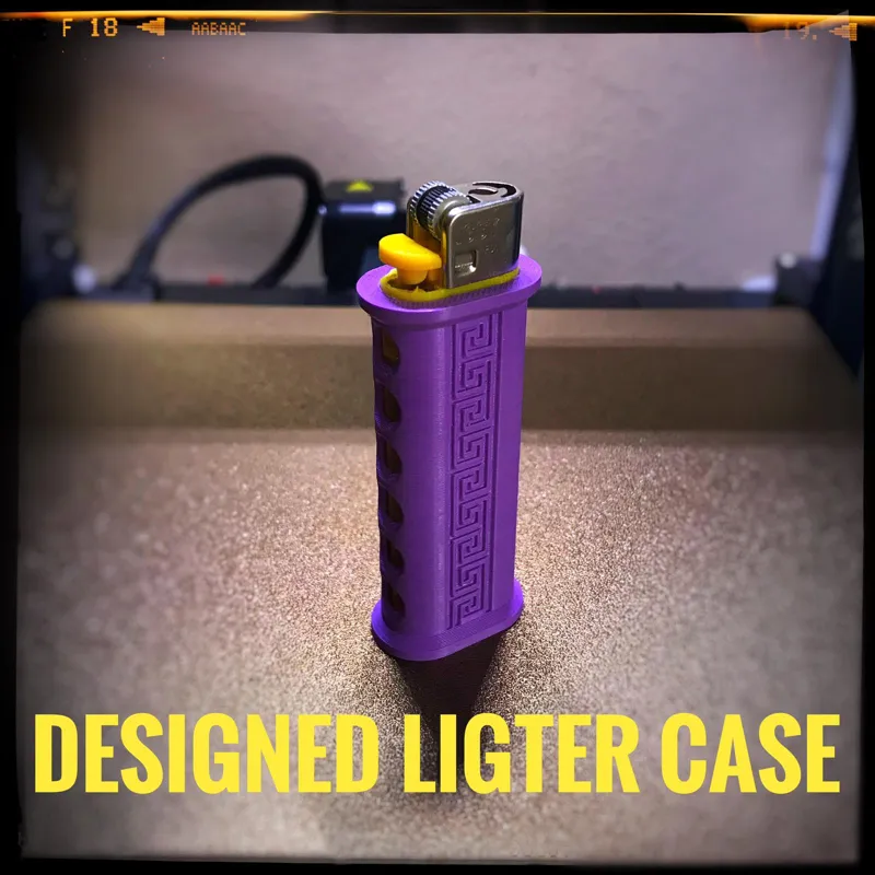 Designed Case for Cheap Lighters