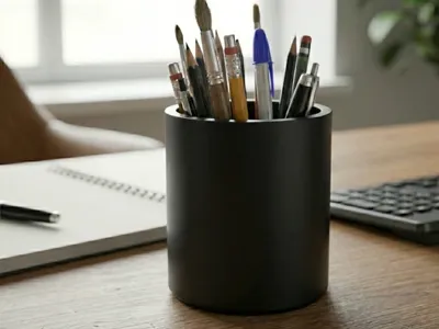 Sleek Minimalist Pen Holder